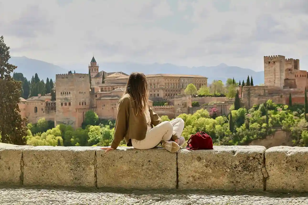 Granada Alhambra Preise Blick Alcazaba